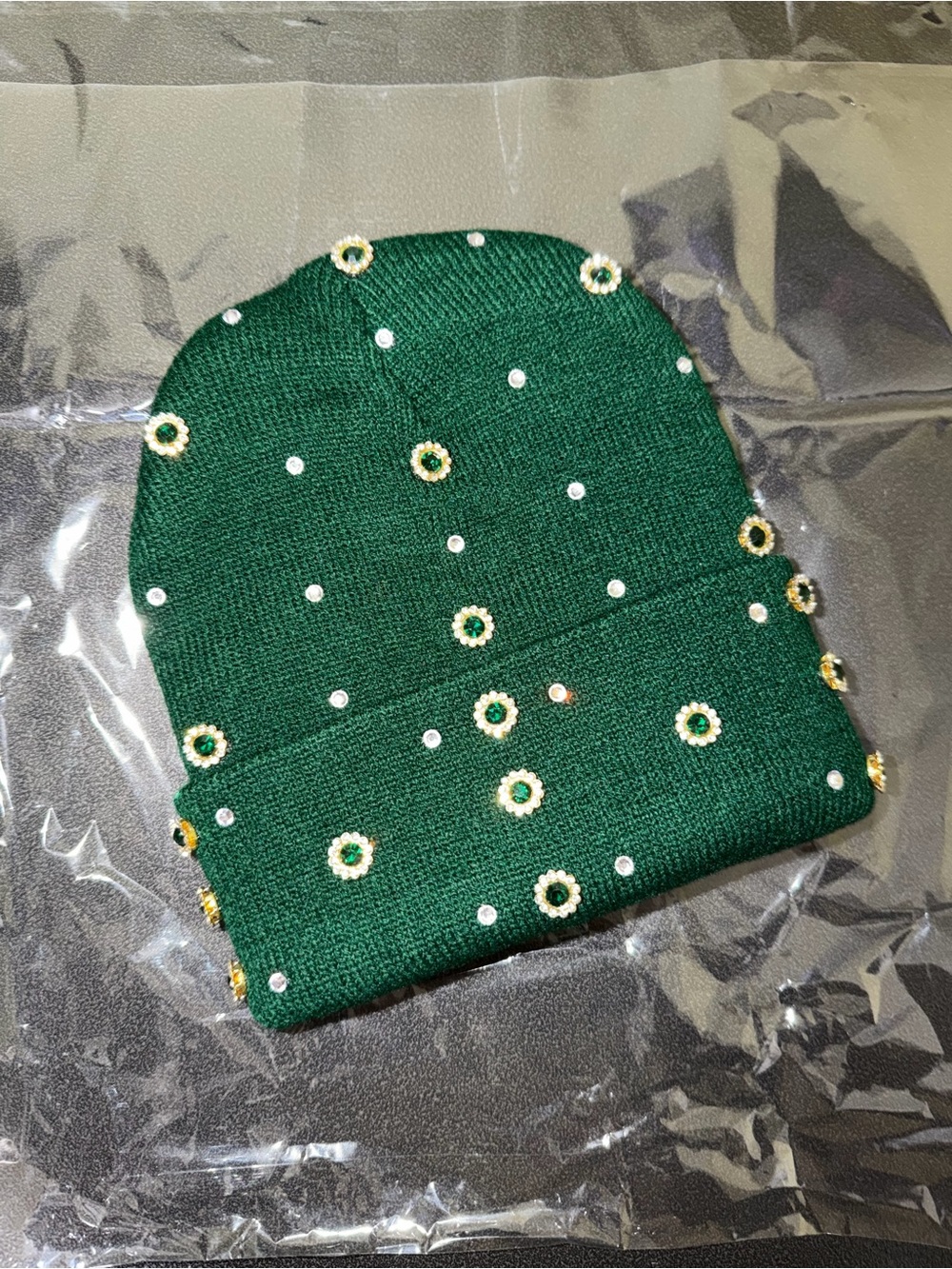 “Emerald Bloom” Beanie